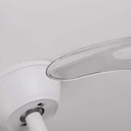 Minimalist Round Iron LED Ceiling Fan Light