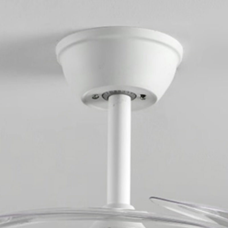 Minimalist Round Iron LED Ceiling Fan Light