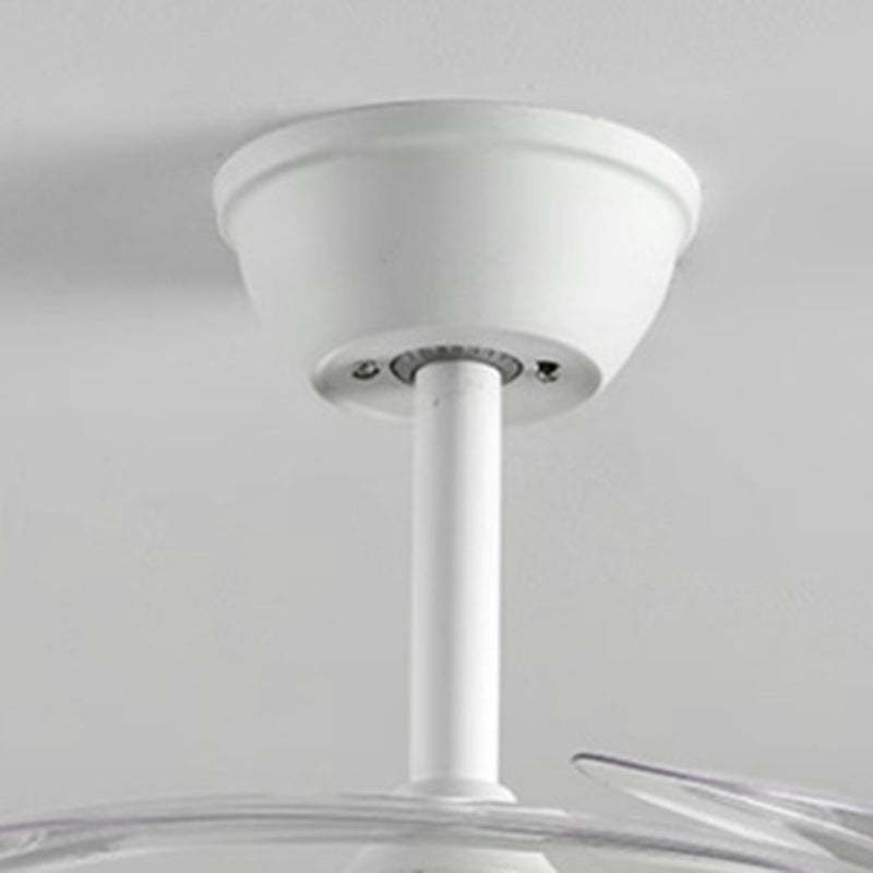 Minimalist Round Iron LED Ceiling Fan Light