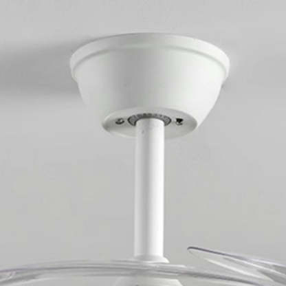 Minimalist Round Iron LED Ceiling Fan Light