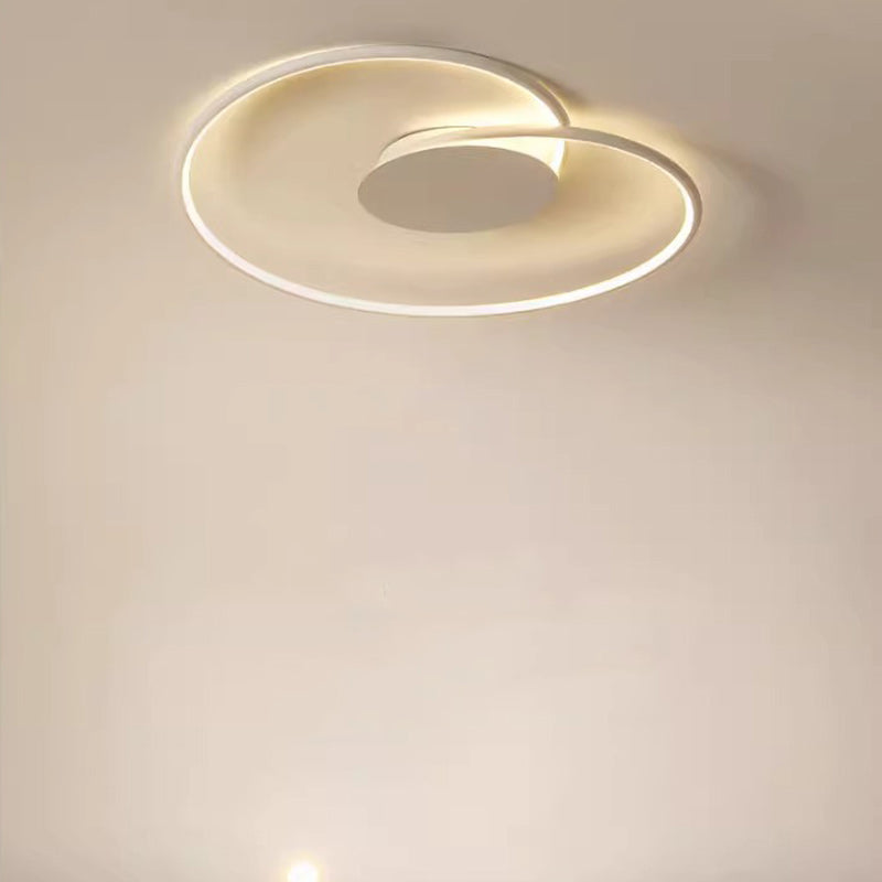 Contemporary Aluminum Silicone Heart Ceiling Light