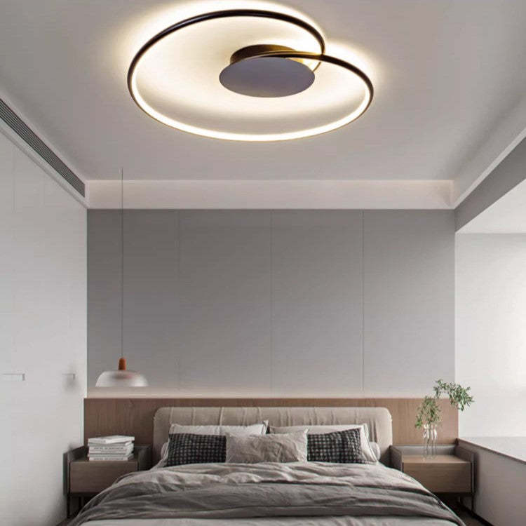 Contemporary Aluminum Silicone Heart Ceiling Light