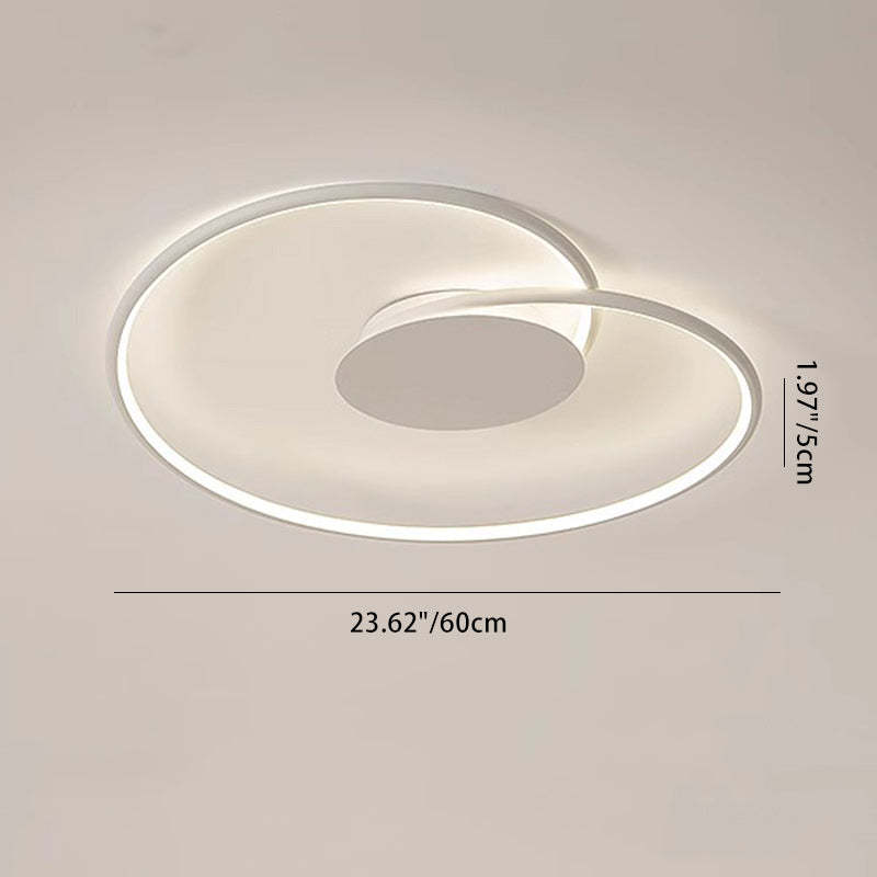 Contemporary Aluminum Silicone Heart Ceiling Light