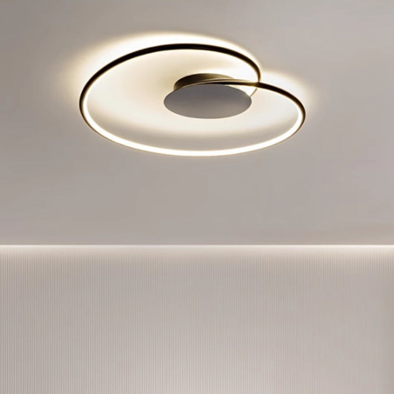 Contemporary Aluminum Silicone Heart Ceiling Light
