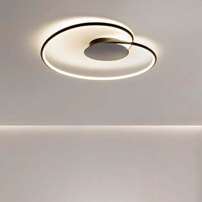 Contemporary Aluminum Silicone Heart Ceiling Light