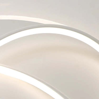 Contemporary Aluminum Silicone Heart Ceiling Light