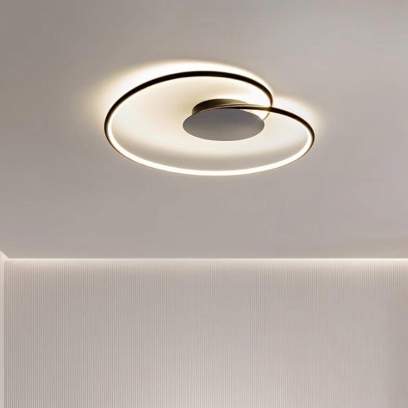 Contemporary Aluminum Silicone Heart Ceiling Light