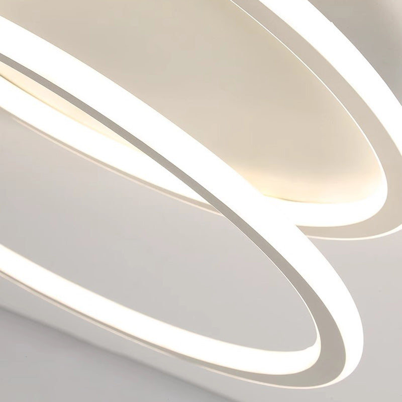 Contemporary Aluminum Silicone Heart Ceiling Light