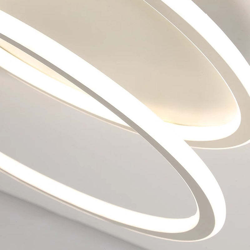Contemporary Aluminum Silicone Heart Ceiling Light
