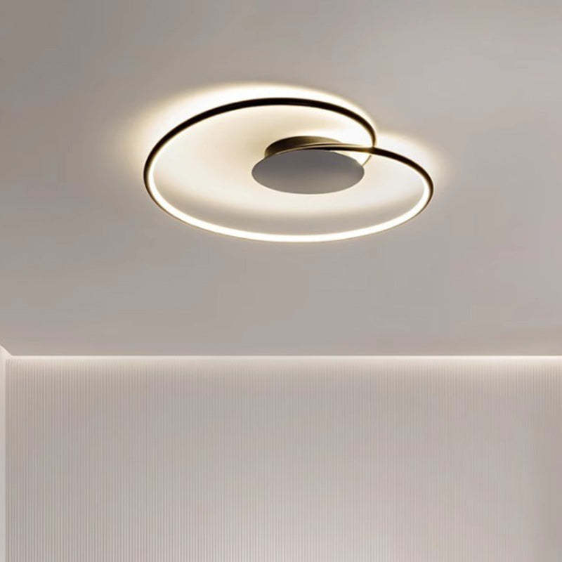 Contemporary Aluminum Silicone Heart Ceiling Light