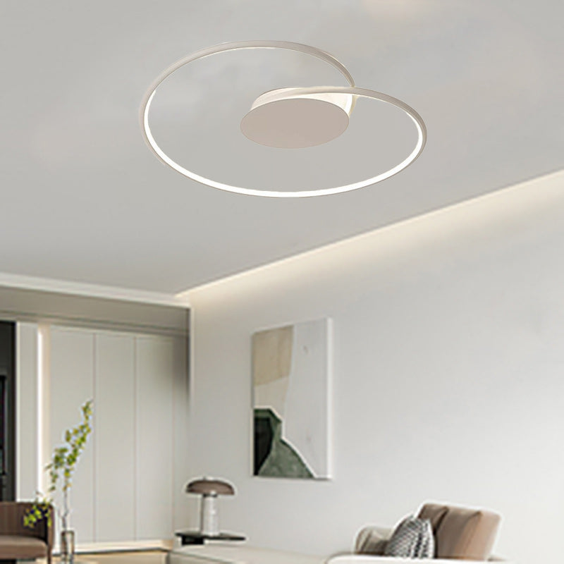 Contemporary Aluminum Silicone Heart Ceiling Light