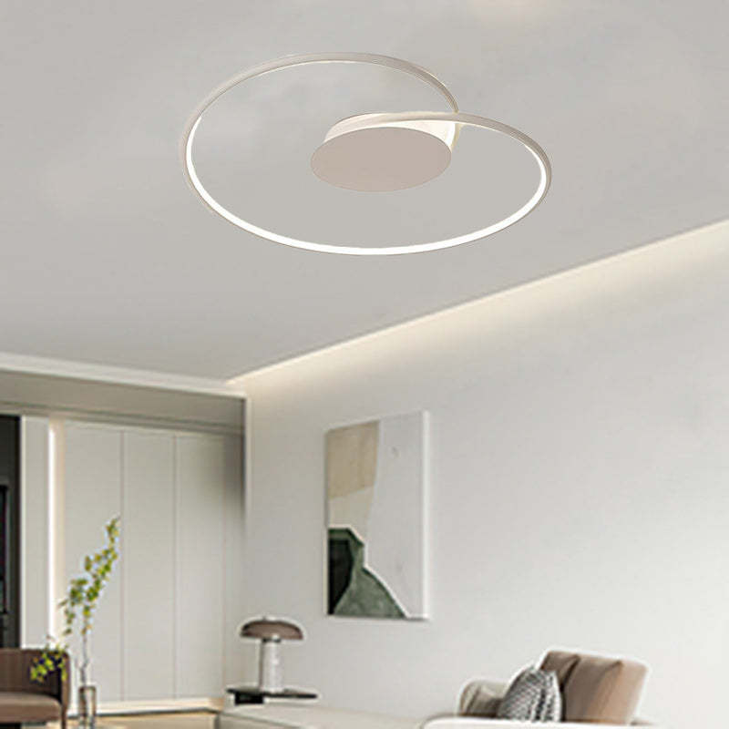 Contemporary Aluminum Silicone Heart Ceiling Light