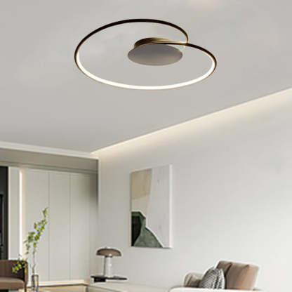 Contemporary Aluminum Silicone Heart Ceiling Light