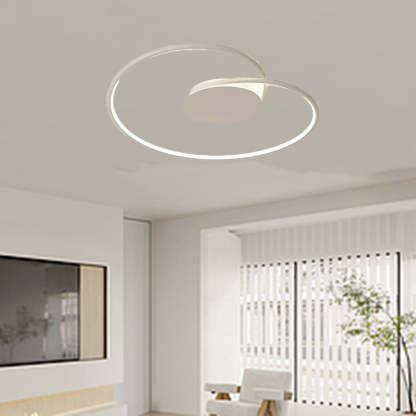 Contemporary Aluminum Silicone Heart Ceiling Light