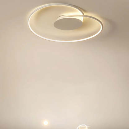 Contemporary Aluminum Silicone Heart Ceiling Light