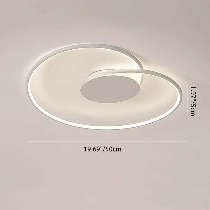 Contemporary Aluminum Silicone Heart Ceiling Light