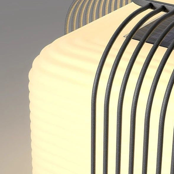 Minimalist Solar Square Stainless Steel LED Light