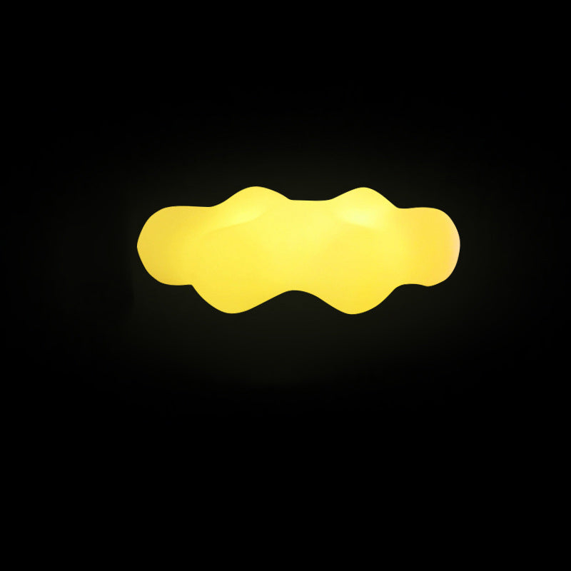 Art Deco Solar Cloud LED Outdoor Light