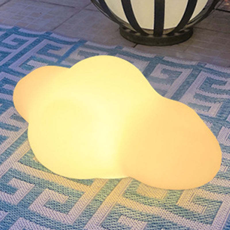 Art Deco Solar Cloud LED Outdoor Light