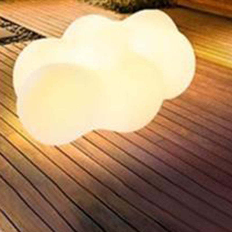 Art Deco Solar Cloud LED Outdoor Light