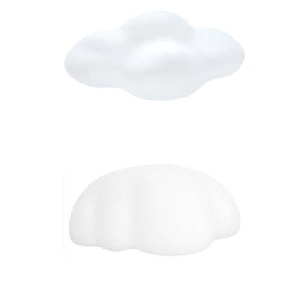 Art Deco Solar Cloud LED Outdoor Light