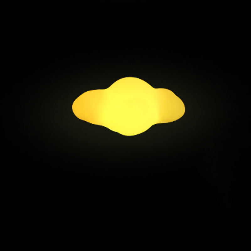 Art Deco Solar Cloud LED Outdoor Light