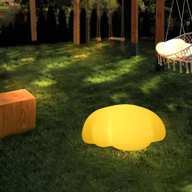 Art Deco Solar Cloud LED Outdoor Light