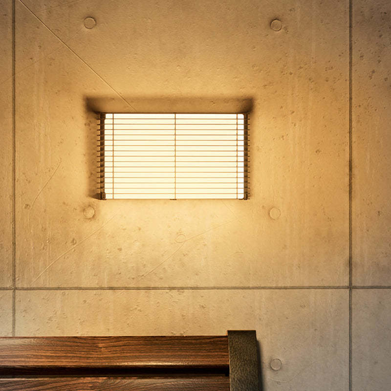 Minimalist Solar Rectangle Stainless Steel LED Light