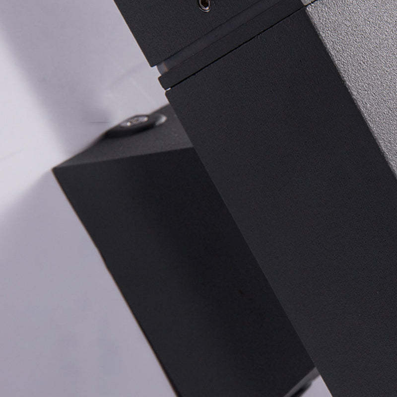 Minimalist Rectangle Aluminum Acrylic LED Wall Sconce