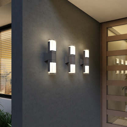 Minimalist Rectangle Aluminum Acrylic LED Wall Sconce