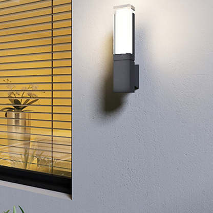 Minimalist Rectangle Aluminum Acrylic LED Wall Sconce