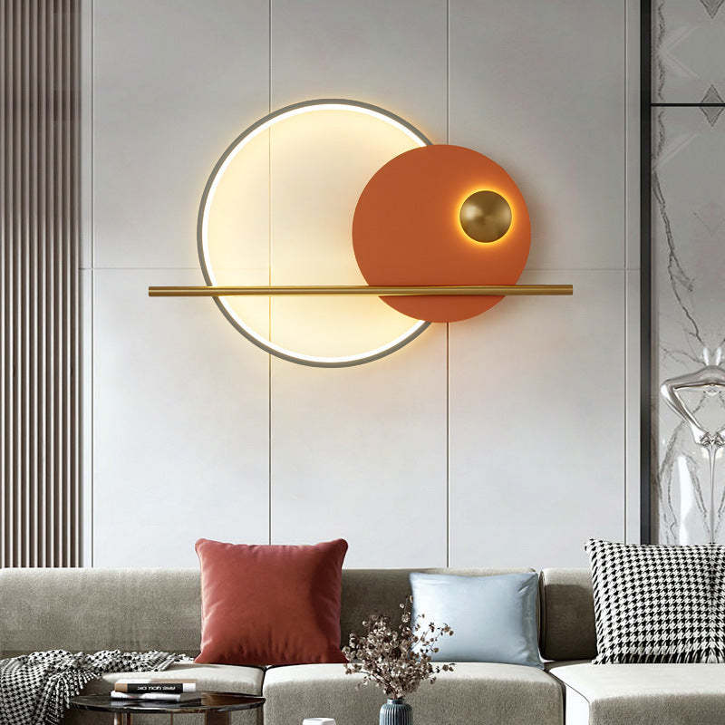 Scandinavian Aluminum Iron LED Wall Sconce