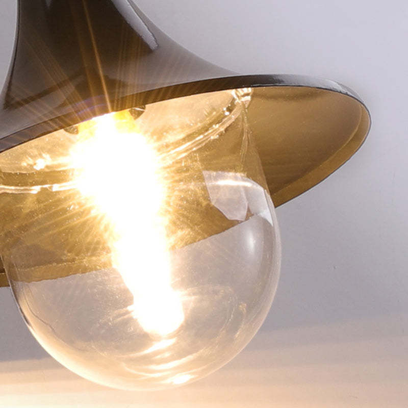 Industrial Horn-Shape Cone Aluminum Acrylic Wall Sconce