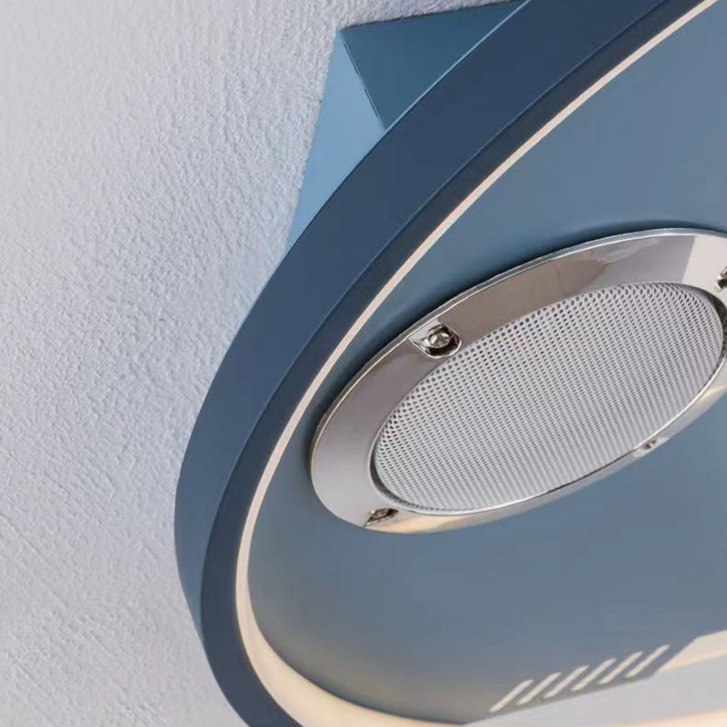 Scandinavian Dome Flush Mount Ceiling Fan