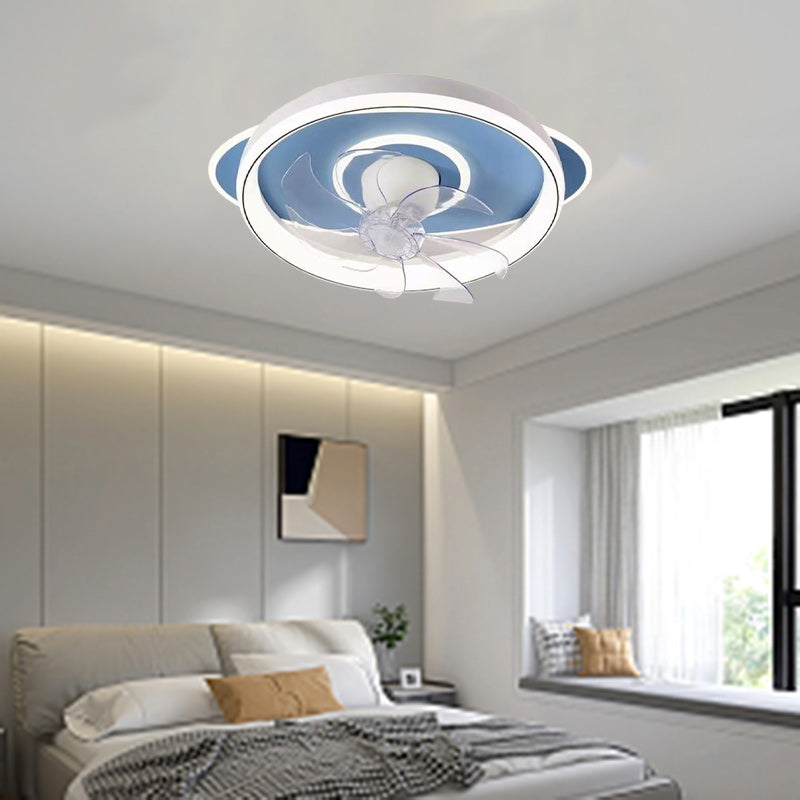 Scandinavian Dome Flush Mount Ceiling Fan