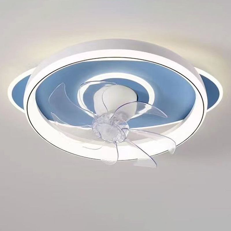 Scandinavian Dome Flush Mount Ceiling Fan