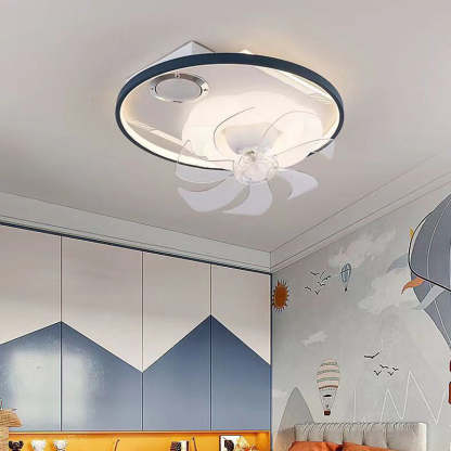 Scandinavian Dome Flush Mount Ceiling Fan