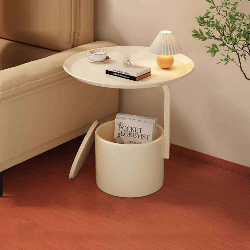Cylinder iron end & side tables for bedroom