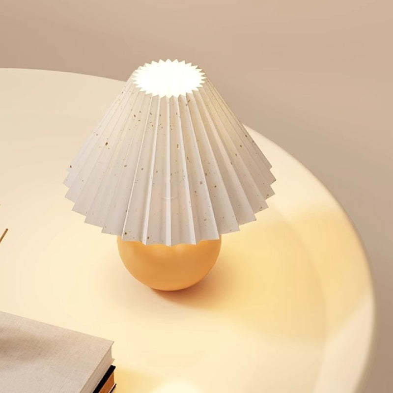 Minimalist Cream Cylinder Iron Side Table