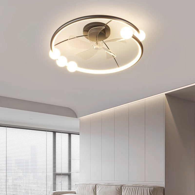 Minimalist Orb Aluminum Silicone Flush Mount