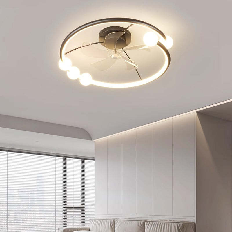 Minimalist Orb Aluminum Silicone Flush Mount