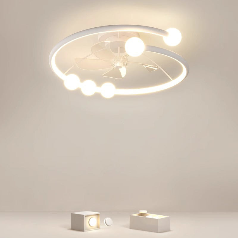 Minimalist Orb Aluminum Silicone Flush Mount