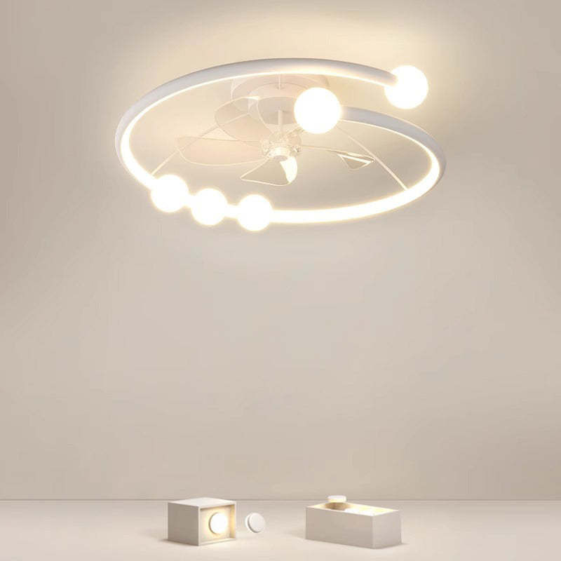 Minimalist Orb Aluminum Silicone Flush Mount
