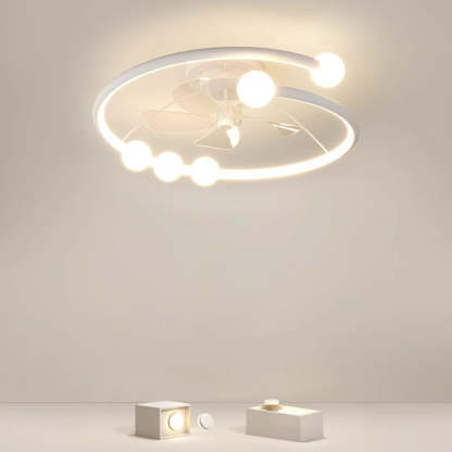 Minimalist Orb Aluminum Silicone Flush Mount