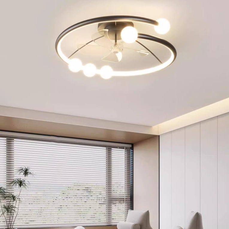 Minimalist Orb Aluminum Silicone Flush Mount