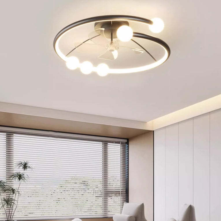 Minimalist Orb Aluminum Silicone Flush Mount