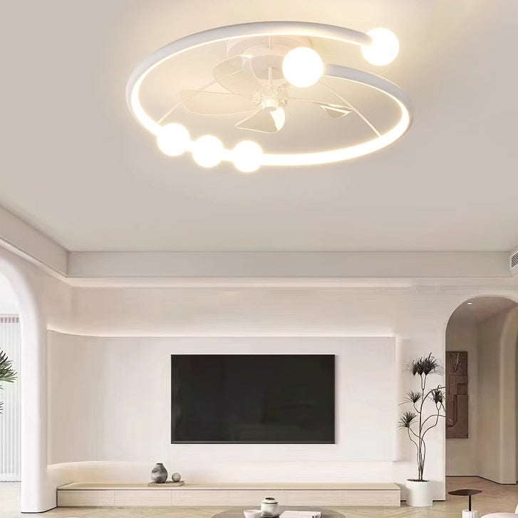 Minimalist Orb Aluminum Silicone Flush Mount