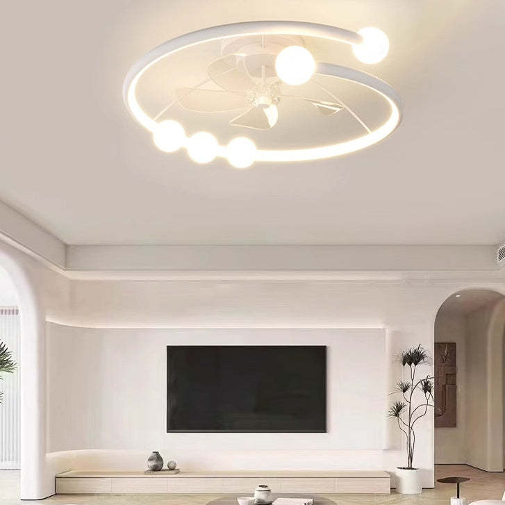 Minimalist Orb Aluminum Silicone Flush Mount