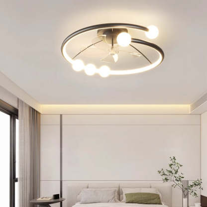 Minimalist Orb Aluminum Silicone Flush Mount