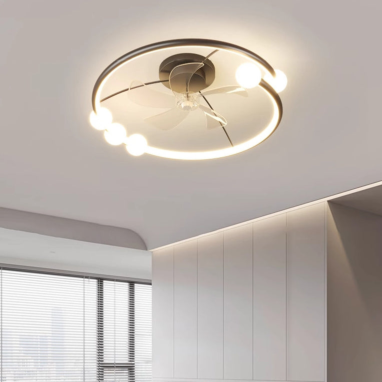 Minimalist Orb Aluminum Silicone Flush Mount